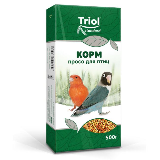 Корм для птиц "Просо", 500г, Тriol Standard Корм для птиц "Просо", 500г, Тriol Standard