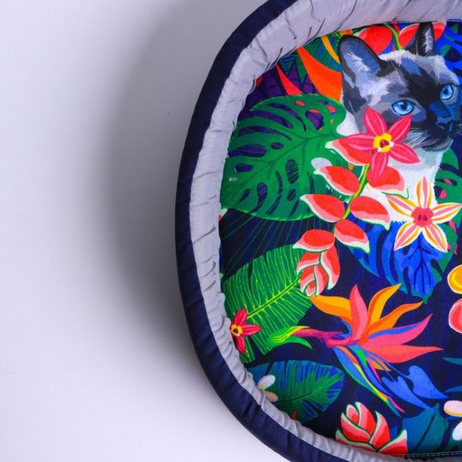 Лежанка овальная Tropicana cat, 43 х 32 х 9.5 см Лежанка овальная Tropicana cat, 43 х 32 х 9.5 см