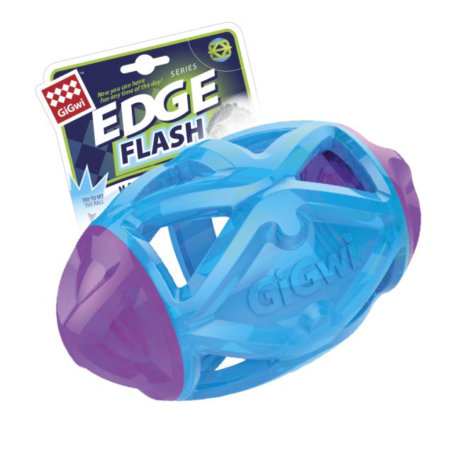 75512 Игрушка для собак Регби-мяч светящийся 15см, серия EDGE FLASH 75512 Игрушка для собак Регби-мяч светящийся 15см, серия EDGE FLASH