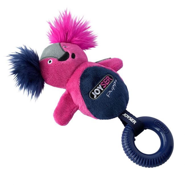 Игрушка для собак JOYSER Puppy Белка с резиновым кольцом и пищалкой S/M розовая, 21 см Игрушка для собак JOYSER Puppy Белка с резиновым кольцом и пищалкой S/M розовая, 21 см