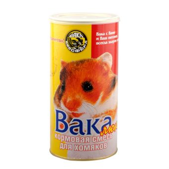 Вака Люкс корм для хомяков 900г/банка/ Вака Люкс корм для хомяков 900г/банка/
