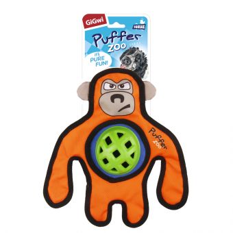 75534 Игрушка для собак Обезьяна с пищалкой 26см, серия PUFFER ZOO 75534 Игрушка для собак Обезьяна с пищалкой 26см, серия PUFFER ZOO