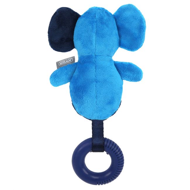 Игрушка для собак JOYSER Puppy Слоник с резиновым кольцом и пищалкой S/M голубой, 21 см Игрушка для собак JOYSER Puppy Слоник с резиновым кольцом и пищалкой S/M голубой, 21 см