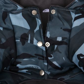 Комбинезон зимний для животных «Камуфляж», 2XL (ДС 34, ОШ 34-36, ОГ 44 см), микс