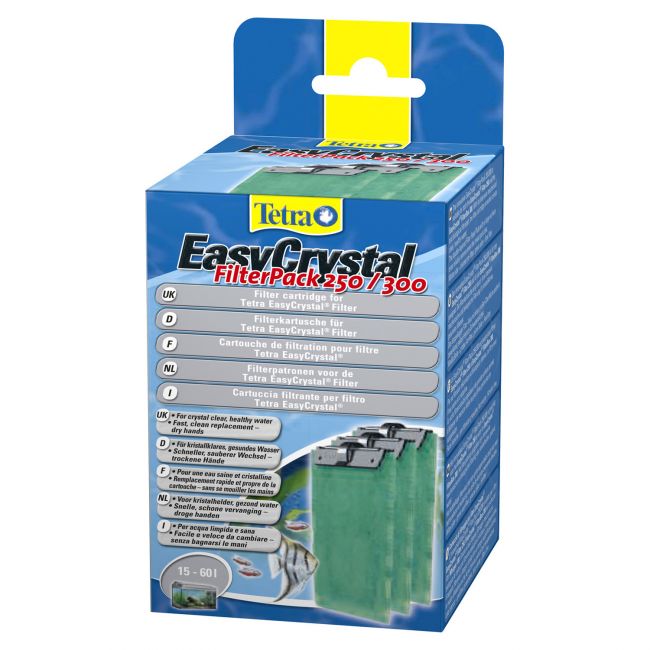 Tetra EC 250/300C фильтрующие картриджи без угля для внутренних фильтров EasyCrystal 250/300 3 шт. СКИДКА 30% Tetra EC 250/300C фильтрующие картриджи без угля для внутренних фильтров EasyCrystal 250/300 3 шт. СКИДКА 30%