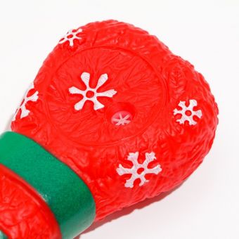 Игрушка пищащая для собак "Новогодняя кость", виниловая, 18 х 5,6 х 4 см Игрушка пищащая для собак "Новогодняя кость", виниловая, 18 х 5,6 х 4 см