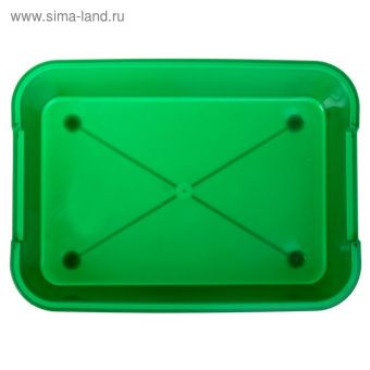 Туалет средний без сетки 36 х 26 х 6,5 см, зеленый