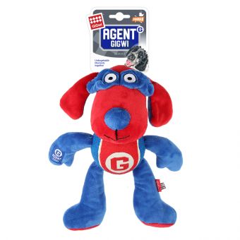75465 Игрушка для собак Собака с пищалкой 28см, серия AGENT GIGWI 75465 Игрушка для собак Собака с пищалкой 28см, серия AGENT GIGWI