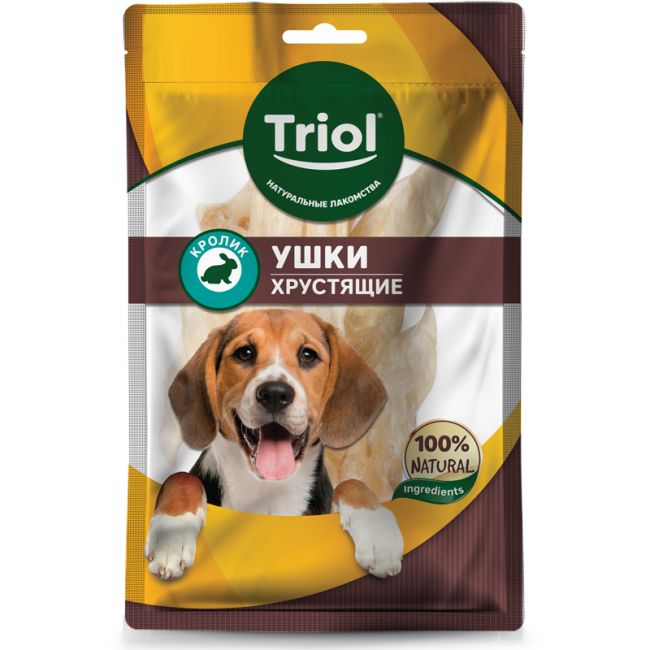 Ушки кроличьи хрустящие для собак, 30г Ушки кроличьи хрустящие для собак, 30г