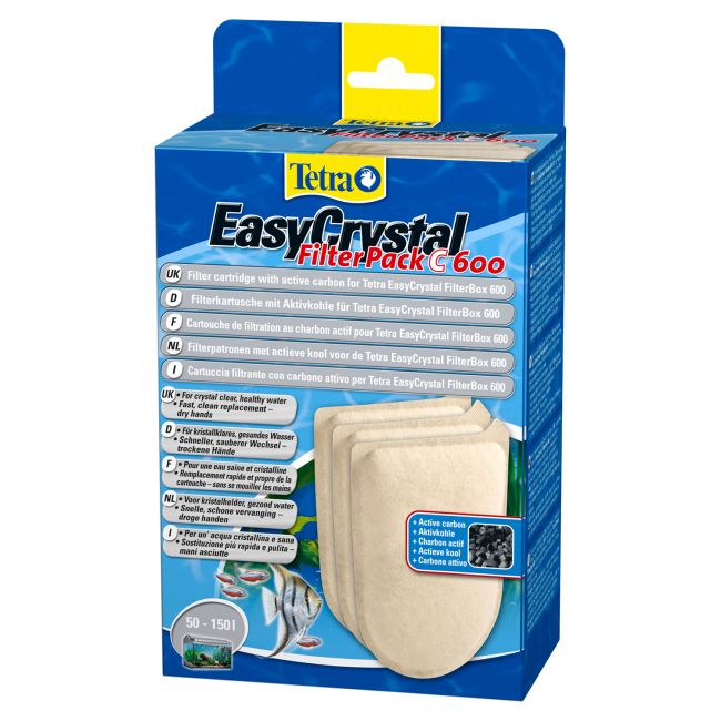 Tetra EC 600C фильтрующие картриджи с углем для внутреннего фильтра EasyCrystal 600 3 шт. СКИДКА 25% Tetra EC 600C фильтрующие картриджи с углем для внутреннего фильтра EasyCrystal 600 3 шт. СКИДКА 25%