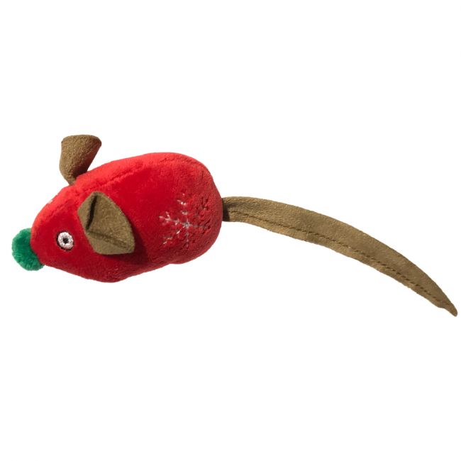 75468 Игрушка для кошек Мышка со звуковым чипом 13см, серия X-mas TALES 75468 Игрушка для кошек Мышка со звуковым чипом 13см, серия X-mas TALES