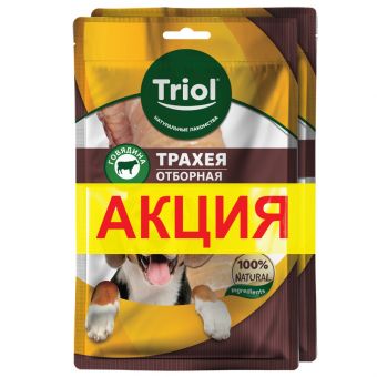 АКЦИЯ 1+1 Трахея говяжья отборная для собак, 35г