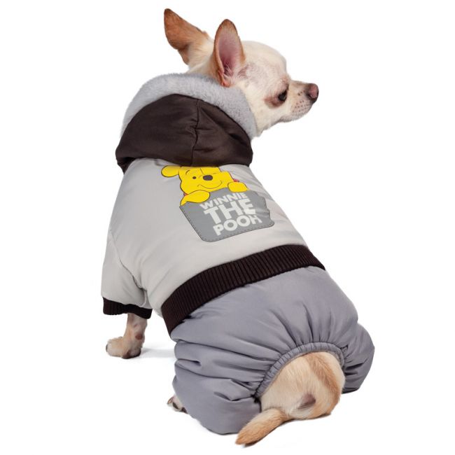 Комбинезон зимний Disney Winnie-the-Pooh Grey S, размер 25см Комбинезон зимний Disney Winnie-the-Pooh Grey S, размер 25см