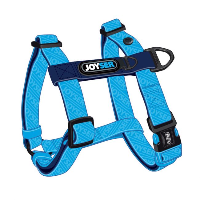 Шлейка для собак JOYSER Walk Base Step-in Harness L голубая Шлейка для собак JOYSER Walk Base Step-in Harness L голубая