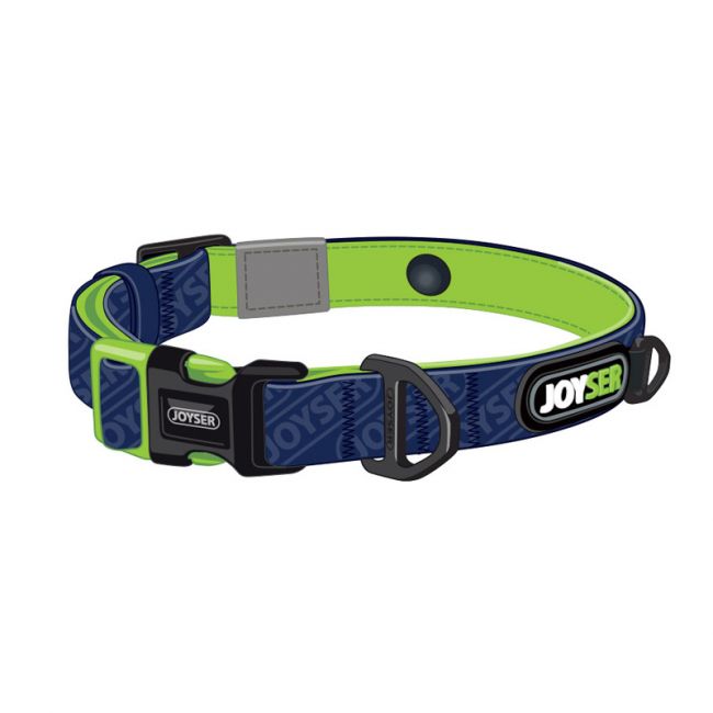 Ошейник для собак JOYSER Walk Base Collar XL синий с зеленым Ошейник для собак JOYSER Walk Base Collar XL синий с зеленым